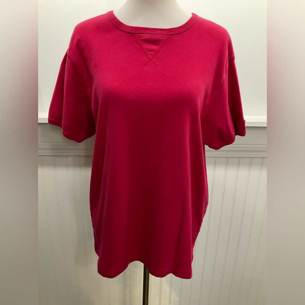 Vintage Polo Jeans Co Ralph Lauren Red Short Sleeve Sweatshirt Tee